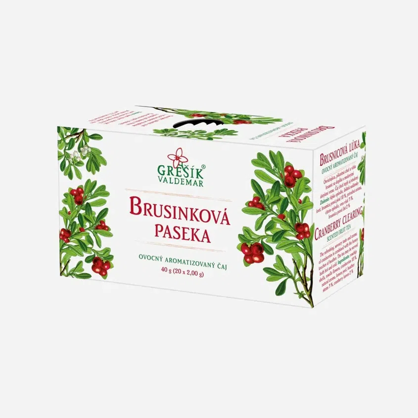 Brusinková paseka ovocný čaj 20 sáčkov