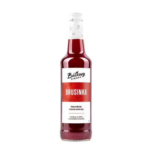 Brusnicový sirup