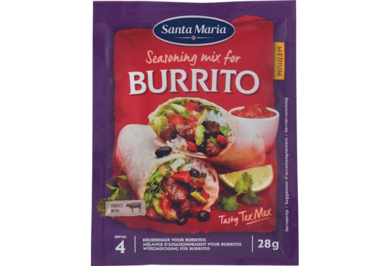 Burrito zmes korenia