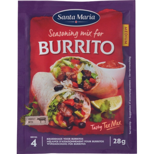 Burrito zmes korenia