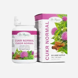 Bylinné kapsule Cukor normal