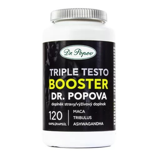 Bylinné kapsule Šport Triple Testo Booster 120 tabliet