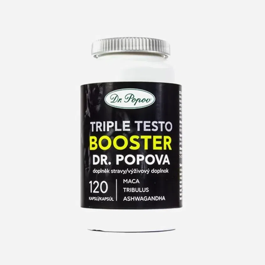 Bylinné kapsule Šport Triple Testo Booster 120 tabliet