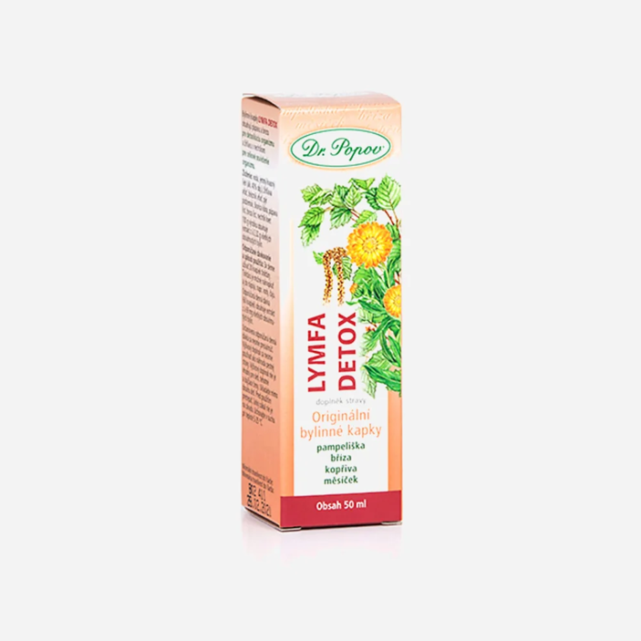 Bylinné kvapky Lymfa - detox