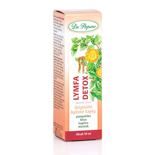 Bylinné kvapky Lymfa - detox