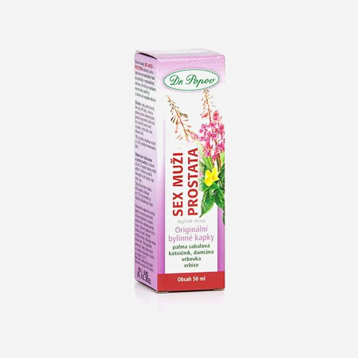 Bylinné kvapky Sex muži - prostata