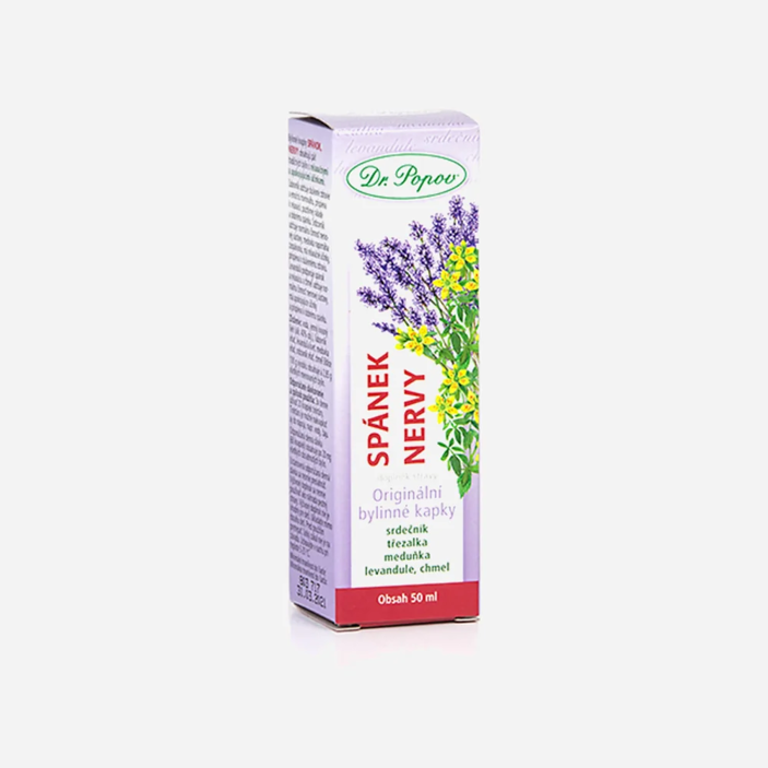 Bylinné kvapky Spánok - nervy,