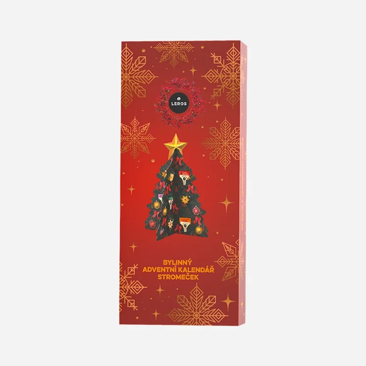 Bylinný adventný kalendár stromček