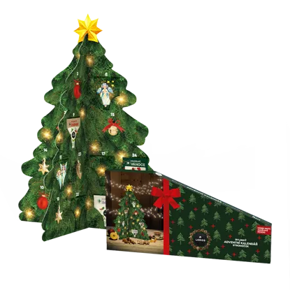 Bylinný Adventný kalendár stromček