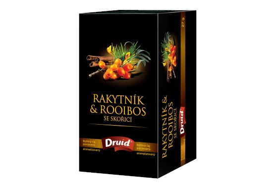 Bylinný čaj rakytník a rooibos so škoricou