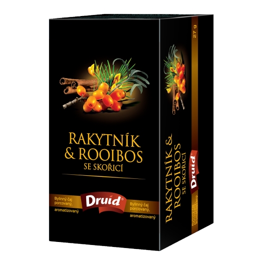 Bylinný čaj rakytník a rooibos so škoricou