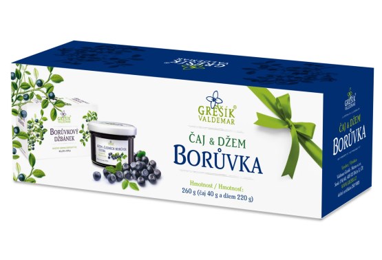 Čaj a džem Čučoriedka