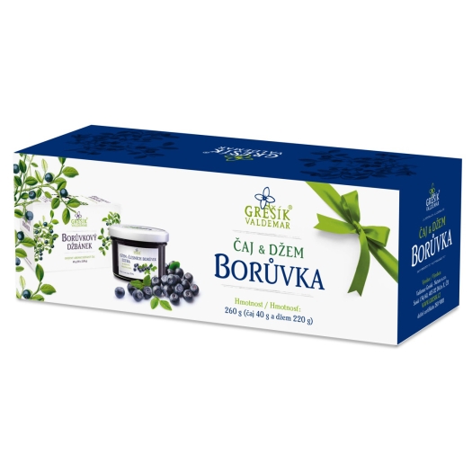 Čaj a džem Čučoriedka