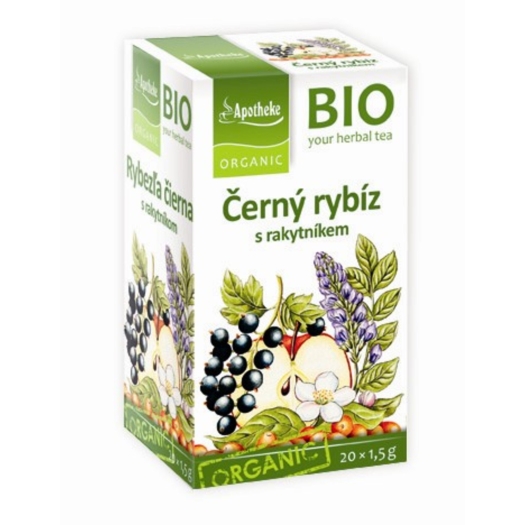 Čaj Čierne ríbezle s rakytníkom BIO 20 vrecúšok