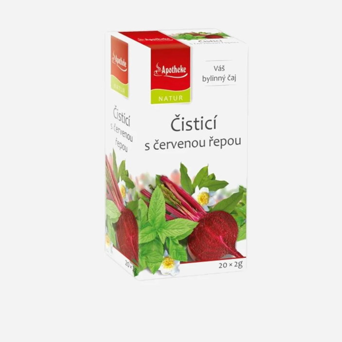 Čaj čistiaci s červenou repou 20 sáčkov