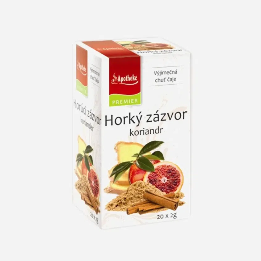 Čaj Horúci zázvor a koriander 20 sáčkov