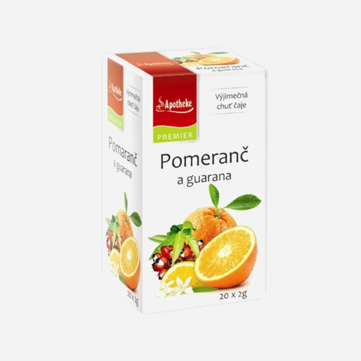 čaj Pomaranč a guarana 20 sáčkov