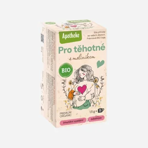 Čaj pre tehotné s maliníkom