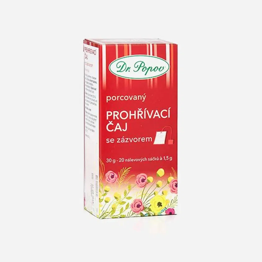 Čaj Prehrievací so zázvorom