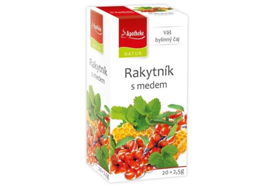 Čaj rakytník s medom 20 sáčkov