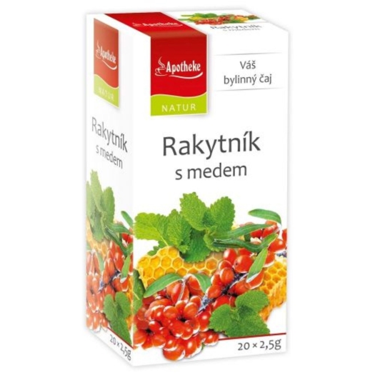 Čaj rakytník s medom 20 sáčkov