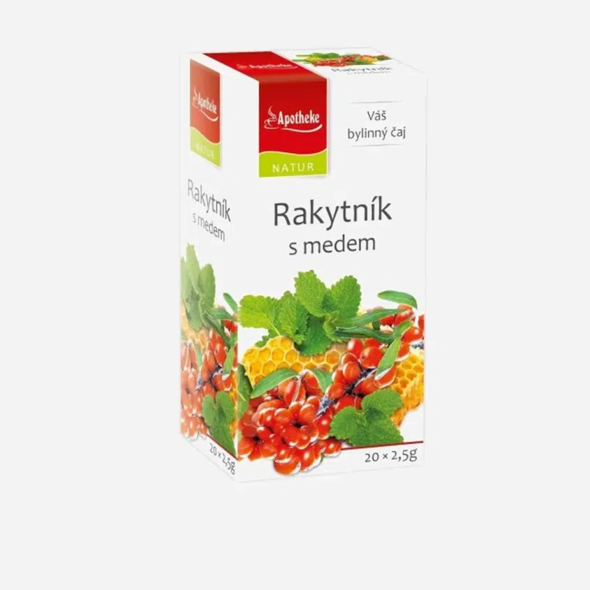 Čaj rakytník s medom 20 sáčkov