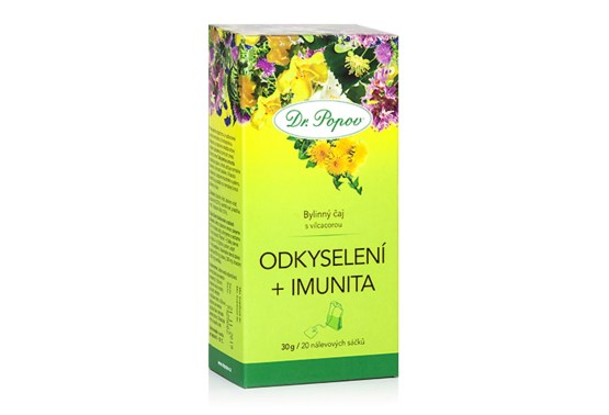 Čaj sáčkový Odkysľovanie + imunita