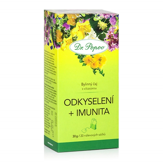 Čaj sáčkový Odkysľovanie + imunita