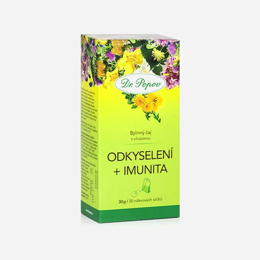 Čaj sáčkový Odkysľovanie + imunita