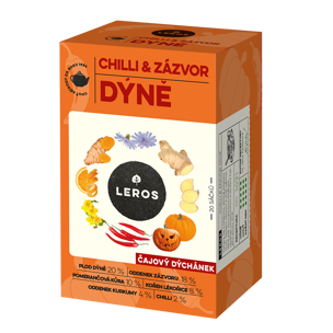 Čajový večierok chilli, zázvor a tekvica