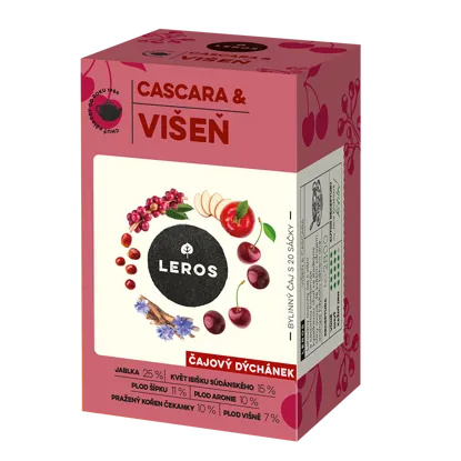 Čajový večierok višňa a cascara