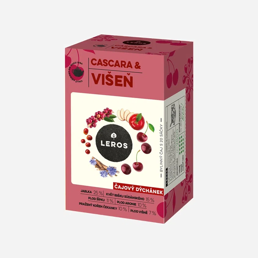 Čajový večierok višňa a cascara