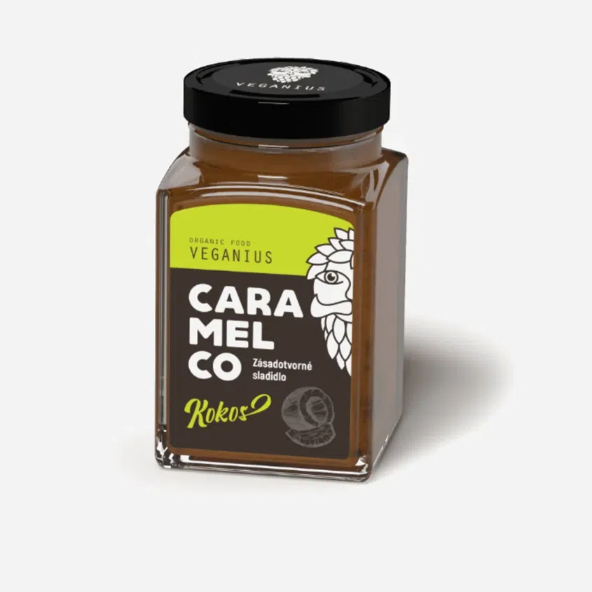 Caramelco kokos a vanilka sklo
