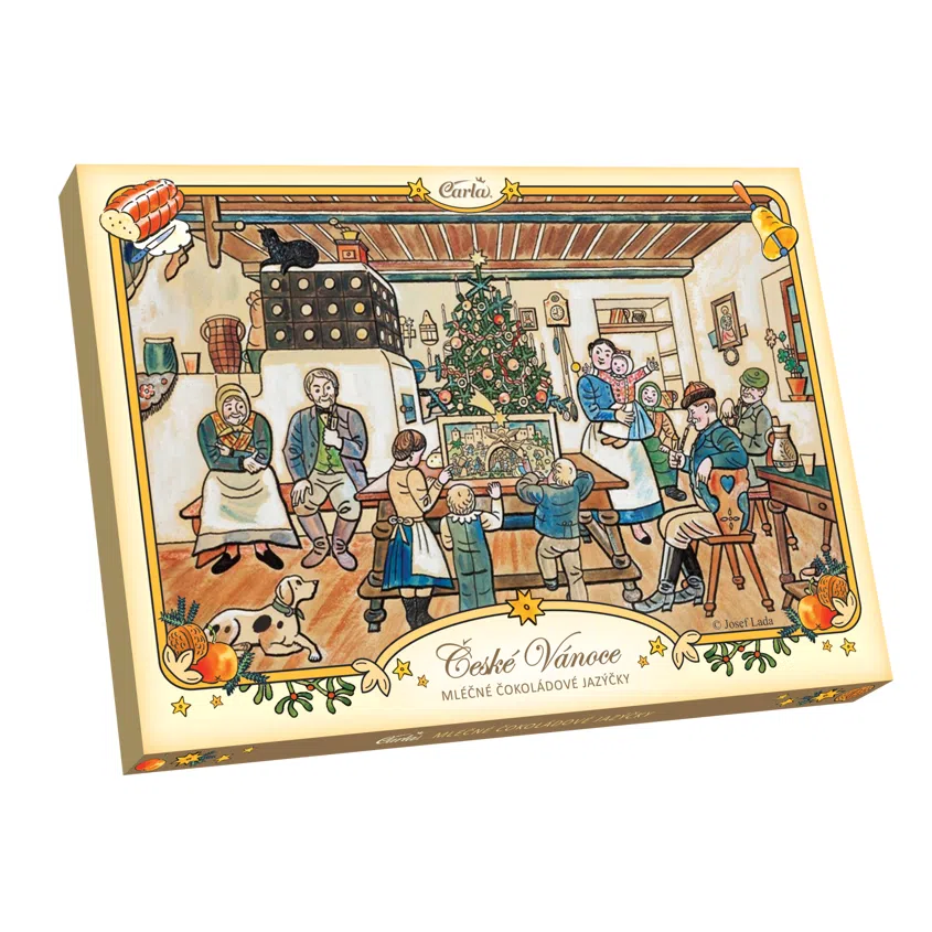 Carla Čokoládové jazýčky mléčné Lada 100 g