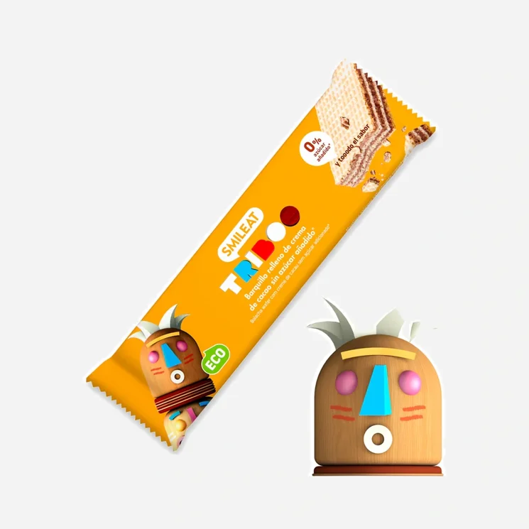 Celozrnná oblátka s kakaovou náplňou s agáve BIO