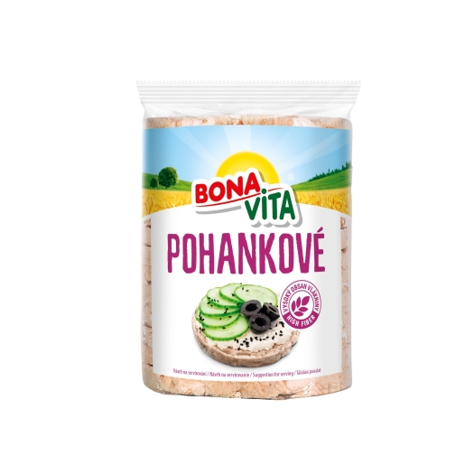 Celozrnné pohánkové chlebíčky s morskou soľou