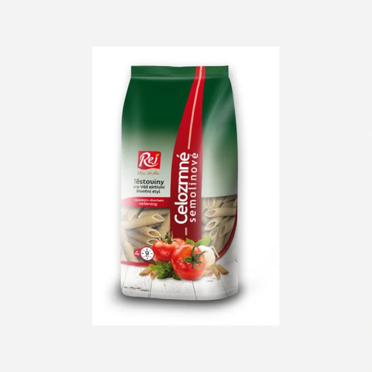 Celozrnné semolinové penne