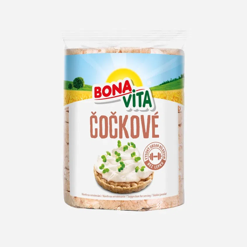 Celozrnné šošovicové chlebíčky s morskou soľou