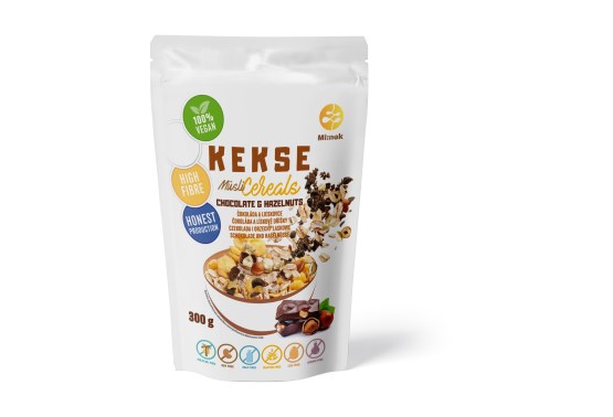 Cereálie čokoláda a lieskový oriešok bezlepkové