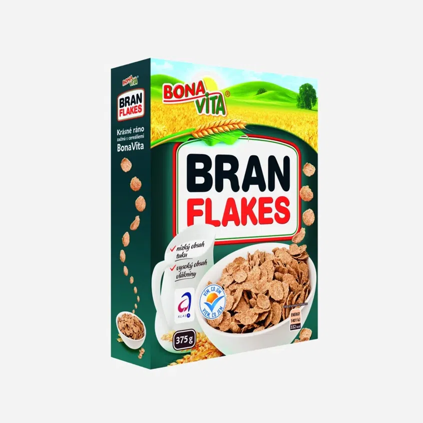 cereálie pre dospelých Bran flakes