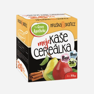 Cereálka ovsená kaša hruška so škoricou 4X75 g