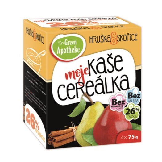 Cereálka ovsená kaša hruška so škoricou 4X75 g