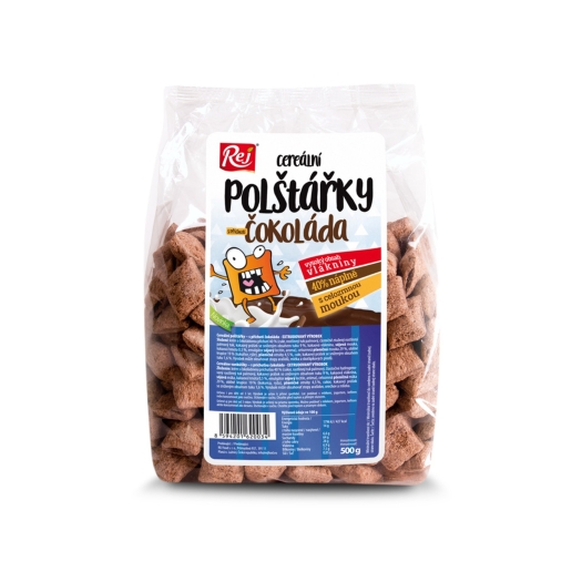 Cereálne vankúšiky čokoládové