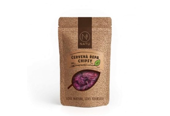 Červená repa chipsy