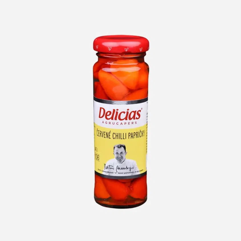 Červené chilli papričky