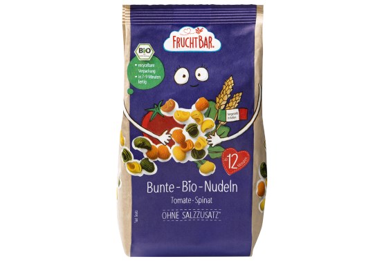 Cestoviny s príchuťou paradajok a špenátu BIO