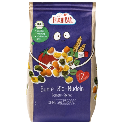 Cestoviny s príchuťou paradajok a špenátu BIO