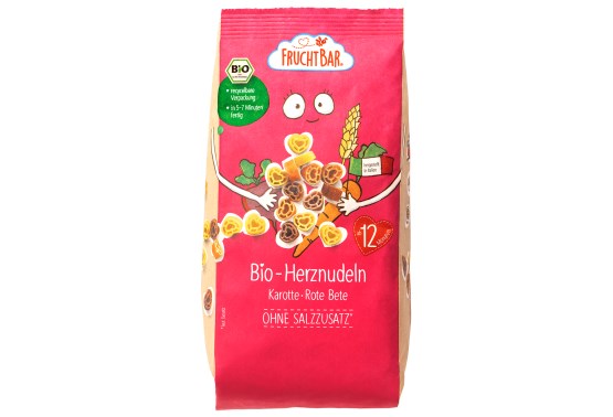 Cestoviny srdiečka s mrkvou, repou a pšenicou BIO