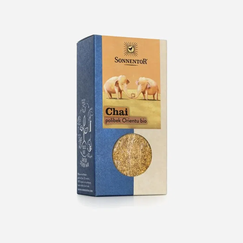 Chai bozk Orientu - zmes kvetov a korenia s cukrom BIO