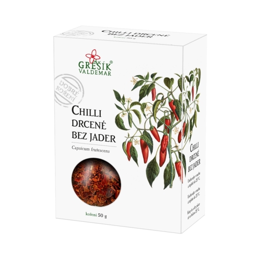 Chilli drvené bez jadier